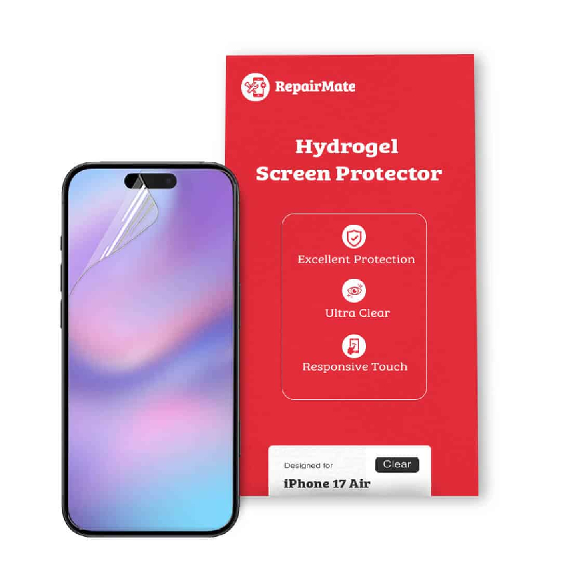 iPhone 17 Air Hydrogel Screen Protector Full Cover Screen Guard Film – Scratch Resistant Protective Film Single and Double Pack 