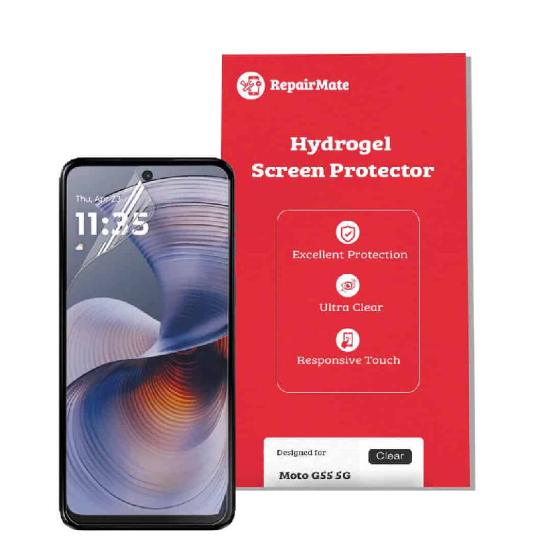 Premium Hydrogel Screen Protector Film for Motorola Moto G55 5G – Scratch-Resistant Protective Film Australian Stock by Repair M
