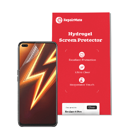Realme 6 Pro Compatible Hydrogel Screen Protector Full Cover [2 Pack]