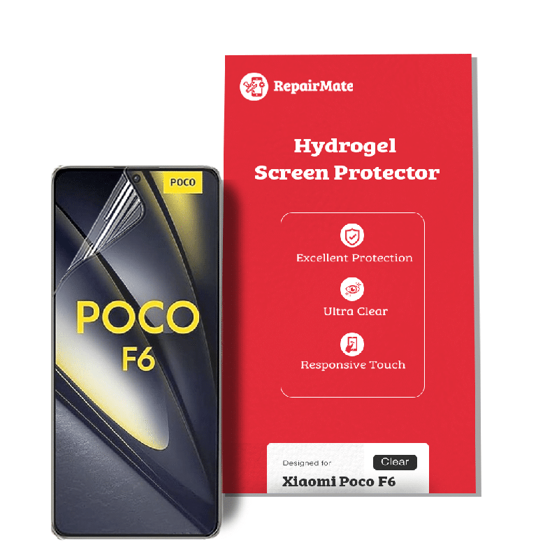 Xiaomi Poco F6 Compatible Hydrogel Screen Protector