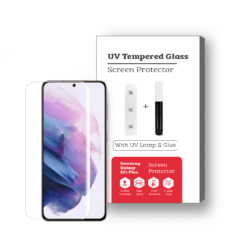 Samsung Galaxy S21 Plus 5G Compatible 3D UV Tempered Glass