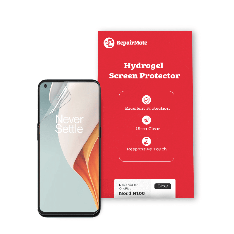 OnePlus Nord N100 Compatible Hydrogel Screen Protector Full Cover [2 Pack]