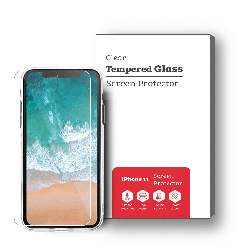 iPhone 11 Compatible Screen Protector With 9H Premium Tempered Glass [2 Pack]