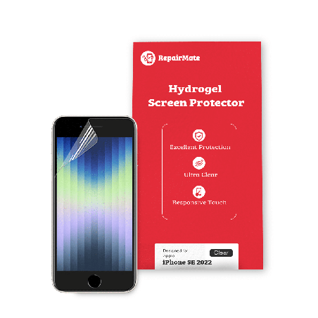 iPhone SE 2022 Compatible Hydrogel Screen Protector Full Cover [2 Pack]