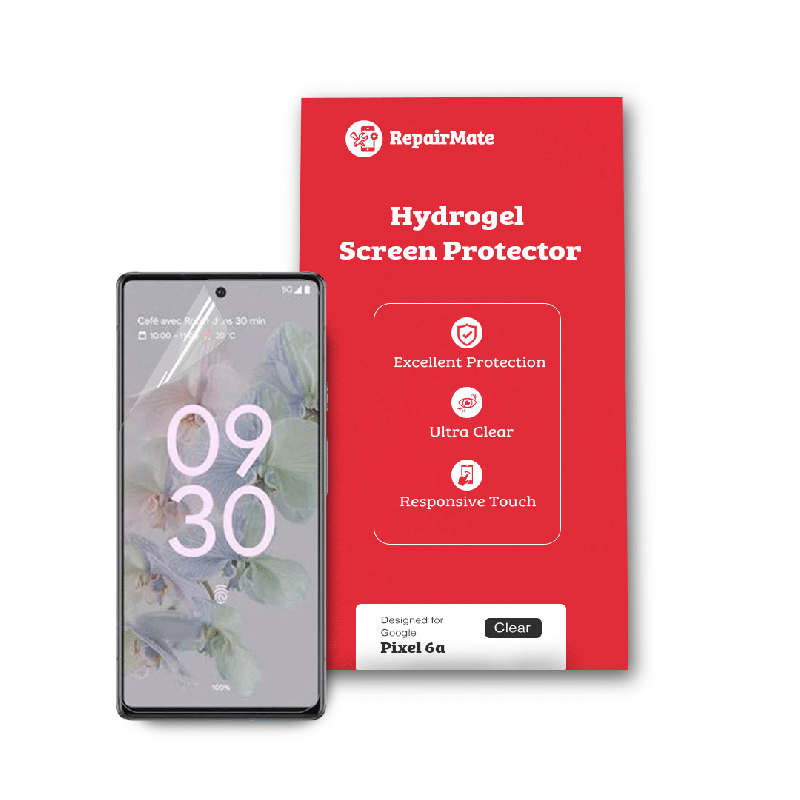 Google Pixel 6a Compatible Hydrogel Screen Protector Full Cover [2 Pack]