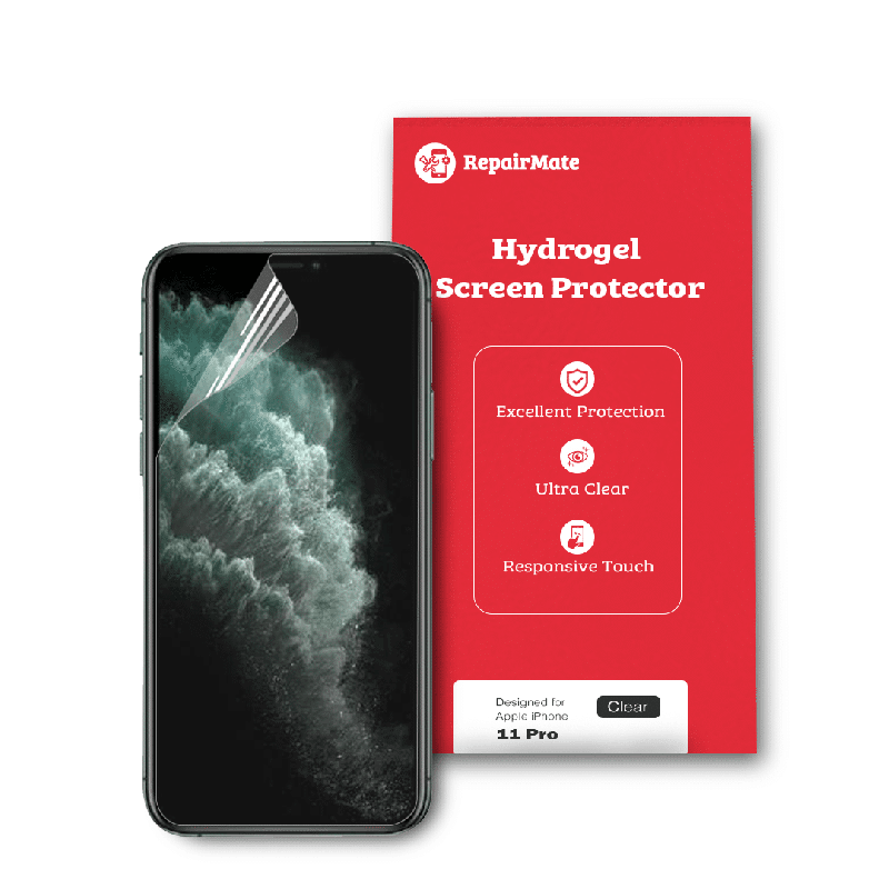 iPhone 11 Pro Compatible Hydrogel Screen Protector With Full Edges Coverage[2 Pack]