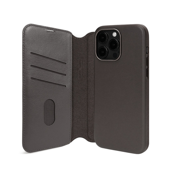 iPhone 15 Pro Max Compatible Case Cover With Folio Urbain Leather Detachable