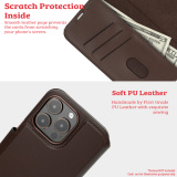 iPhone 15 Pro Max Compatible Case Cover With Folio Urbain Leather Detachable