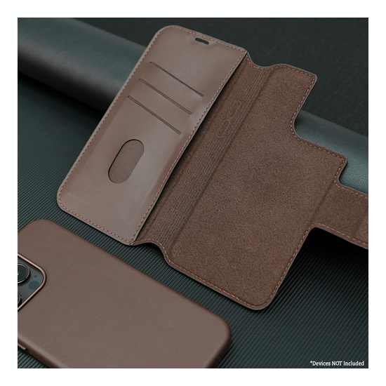iPhone 15 Pro Max Compatible Case Cover With Folio Urbain Leather Detachable