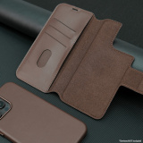 iPhone 15 Pro Max Compatible Case Cover With Folio Urbain Leather Detachable
