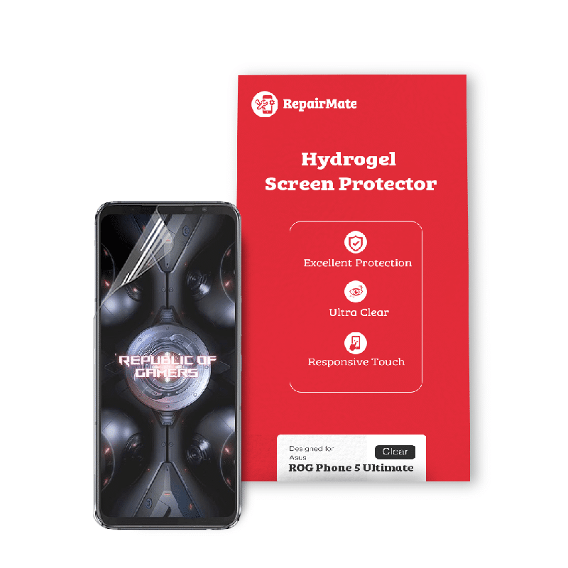 Asus ROG Phone 5 Ultimate Compatible Hydrogel Screen Protector Full Cover
