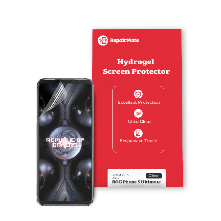 Asus ROG Phone 5 Ultimate Compatible Hydrogel Screen Protector Full Cover