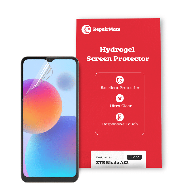 ZTE Blade A52 Compatible Hydrogel Screen Protector
