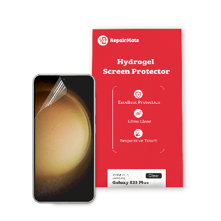 Samsung Galaxy S23 Plus Compatible Hydrogel Screen Protector Full Cover [2 Pack]