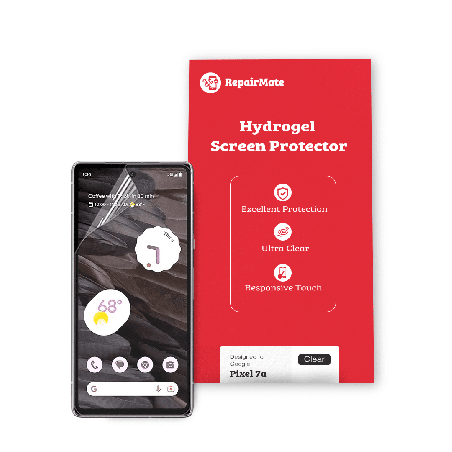 Google Pixel 7a Compatible Hydrogel Screen Protector Full Cover [2 Pack]
