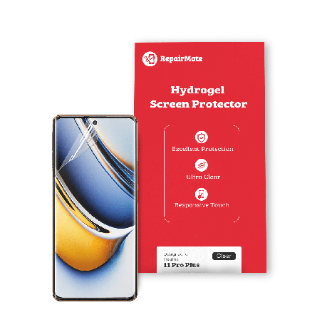 Realme 11 Pro Plus Compatible Hydrogel Screen Protector Full Cover  [2 Pack]