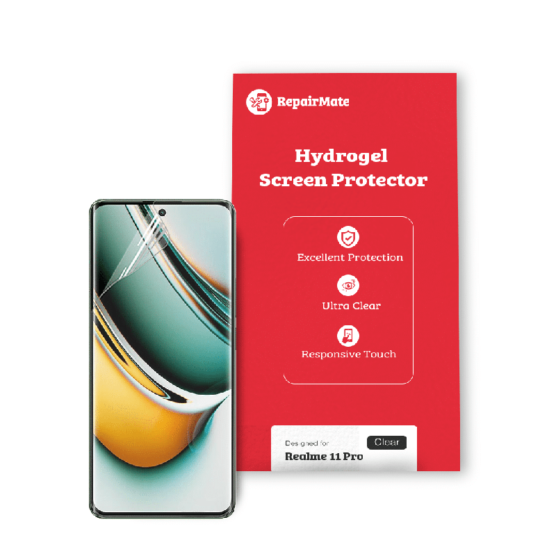 Realme 11 Pro Compatible Hydrogel Screen Protector Full Cover [2 Pack]