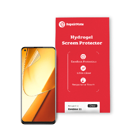 Realme 11 Compatible Hydrogel Screen Protector Full Cover [2 Pack]