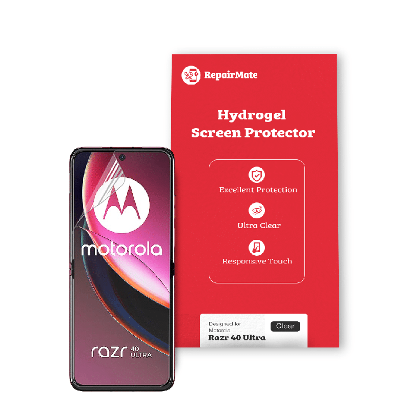 Motorola Razr 40 Ultra Compatible Full Cover Hydrogel Screen Protector