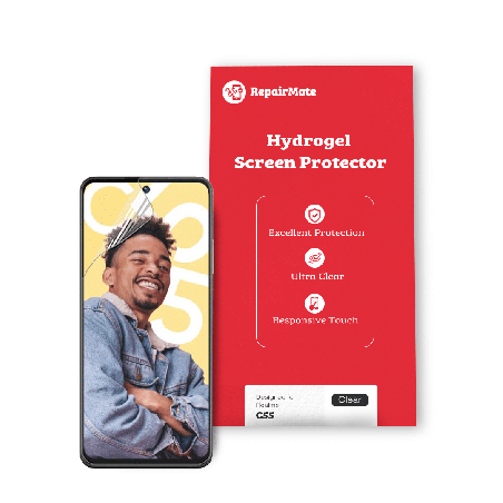 Realme C55 Compatible Hydrogel Screen Protector Full Cover [2 Pack]
