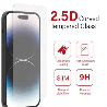 iPhone 15 High Hardness Tempered Glass Screen Protector Stain-Resistant, Triple Strength, Protection Against Shatter, Scratch & 