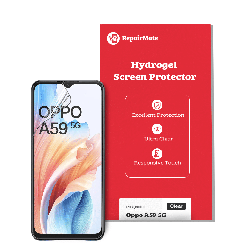 Oppo A59 5G Compatible Hydrogel Screen Protector Full Cover [2 Pack]