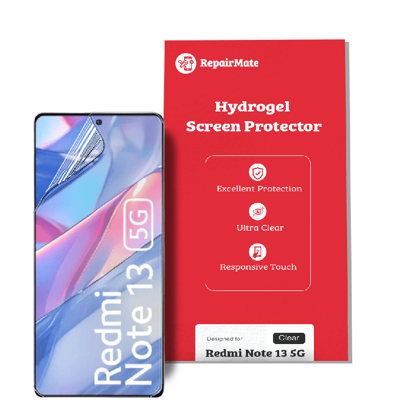 Redmi Note 13 5G Compatible Hydrogel Screen Protector Full Cover