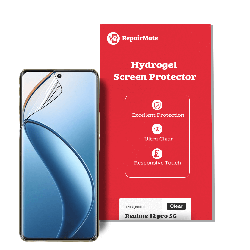 Realme 12 Pro 5G Compatible Hydrogel Screen Protector Full Cover [2 Pack]