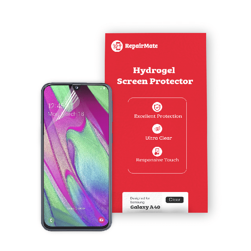 Samsung-Galaxy-A40-Red-Repair-Mate-Hydrogel-Screen-Protector.png