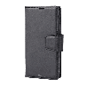 iPhone 15 Plus Compatible Case Cover With 2 in 1 Detachable Magnetic And Flip Leather Wallet - Black