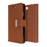 iPhone SE (2020) Compatible Case Cover Rich Foldable Diary- Brown