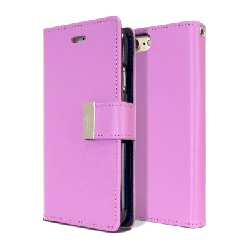 iPhone SE (2020) Compatible Case Cover with Rich Foldable Diary- Purple