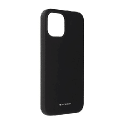 iPhone 13 Pro Compatible Case Cover Mercury Smooth Silicone- Black