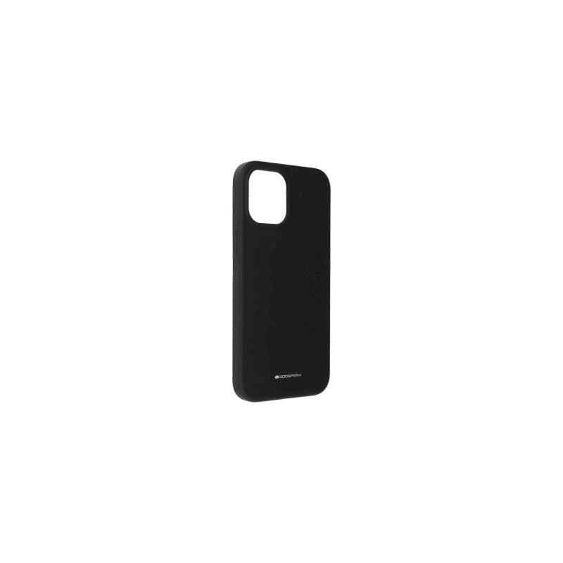 iPhone 13 Pro Compatible Case Cover Mercury Smooth Silicone- Black
