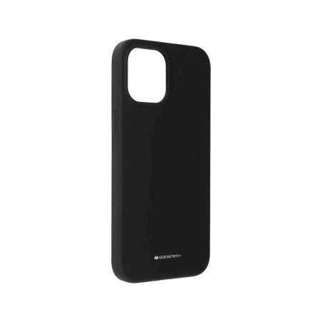 iPhone 13 Pro Compatible Case Cover Mercury Smooth Silicone- Black
