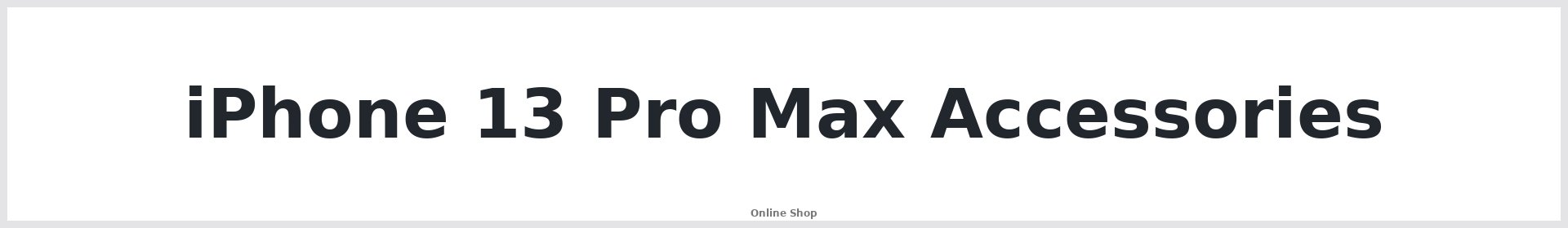iPhone 13 Pro Max Accessories - Repair Mate® Online Shop
