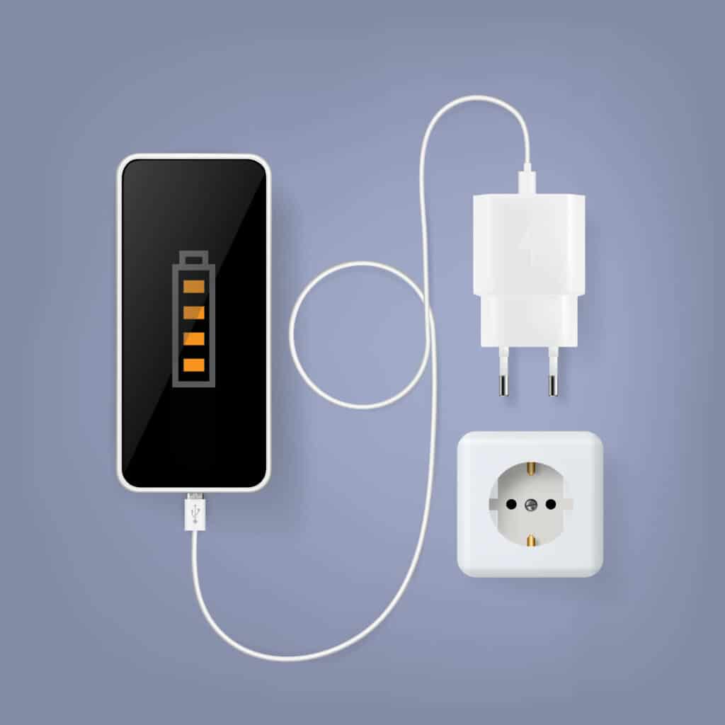 iPhone charging