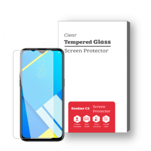 Realme C2 9H Premium Tempered Glass Screen Protector [2 Pack]