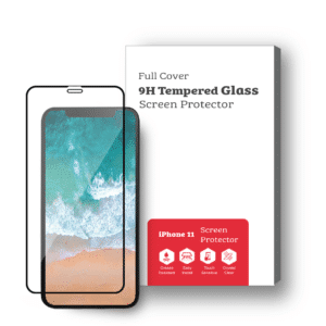 iPhone 11 9H Premium Full Face Tempered Glass Screen Protector [2 Pack]