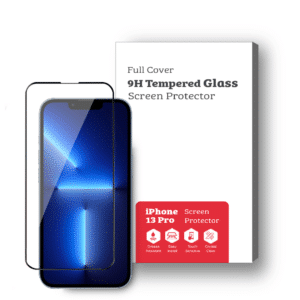 iPhone 13 Pro 9H Premium Full Face Tempered Glass Screen Protector [2 Pack]