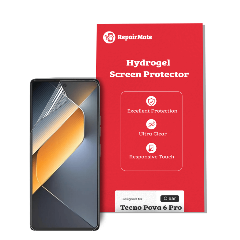 Tecno Pova 6 Pro Compatible Hydrogel Screen Protector