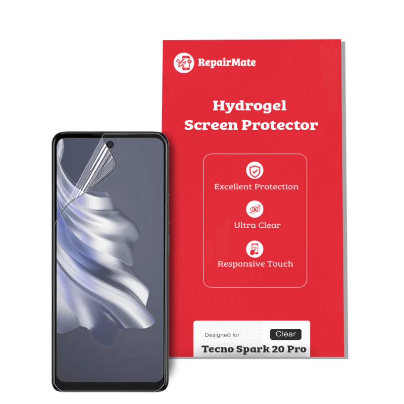 Tecno Spark 20 Pro Compatible Hydrogel Screen Protector