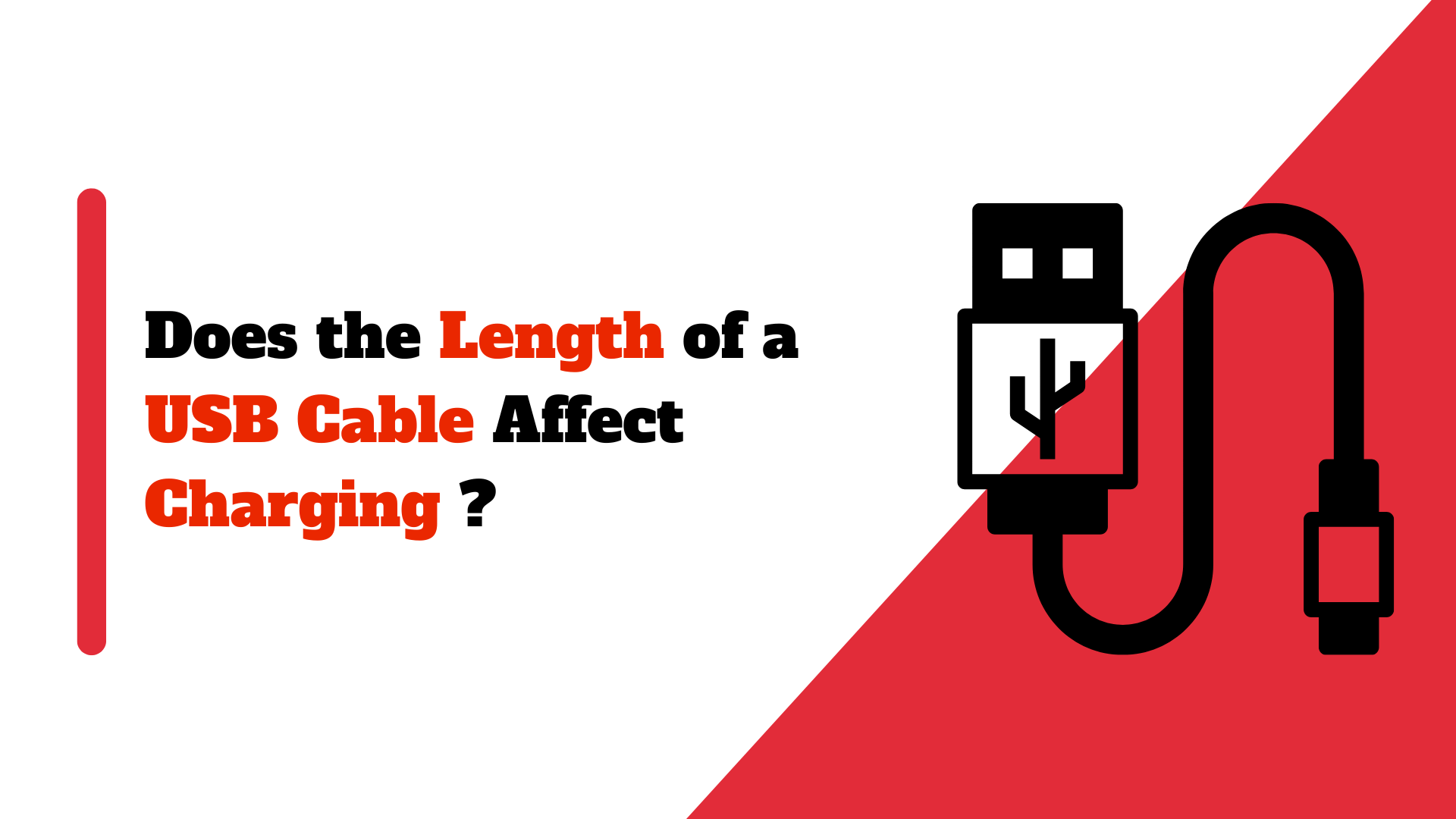 Does the Length of a USB Cable Affect Charging
