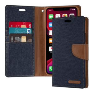 iPhone 11 Pro Compatible Case Cover Mercury Canvas Foldable Diary