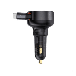 Baseus Enjoyment Pro Car Charger with Retractable Type-C Cable: Powerful and Portable Charging Solution