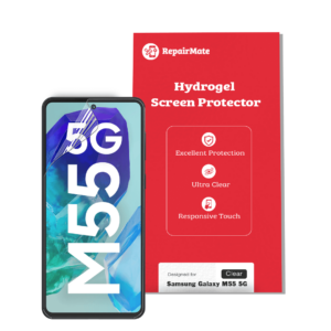 Samsung Galaxy M55 5G Compatible Hydrogel Screen Protector